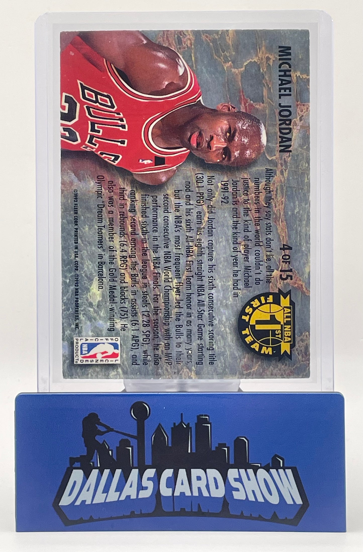 1992-93 Fleer Ultra Michael Jordan All NBA 1st Team #4