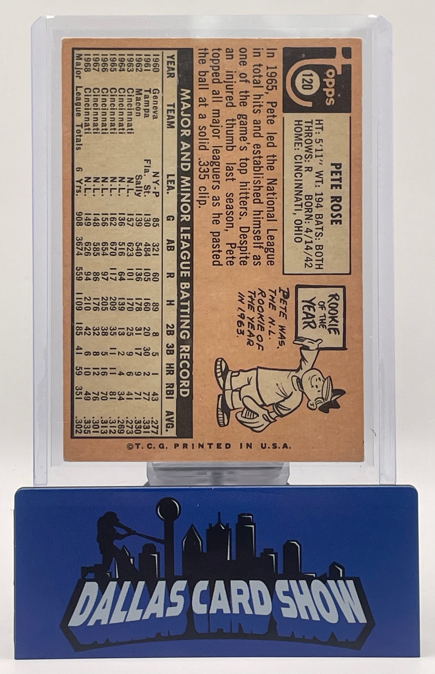 1969 Topps Pete Rose #120 VG-EX