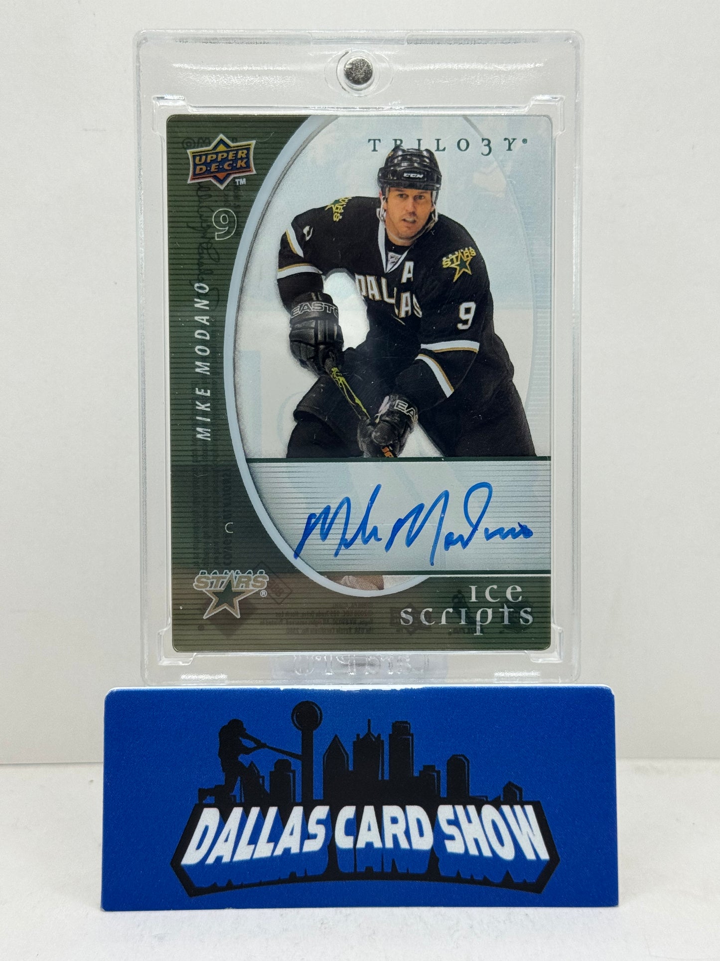 2008-09 Upper Deck Trilogy #IS-MO Mike Modano Ice Scripts Autograph
