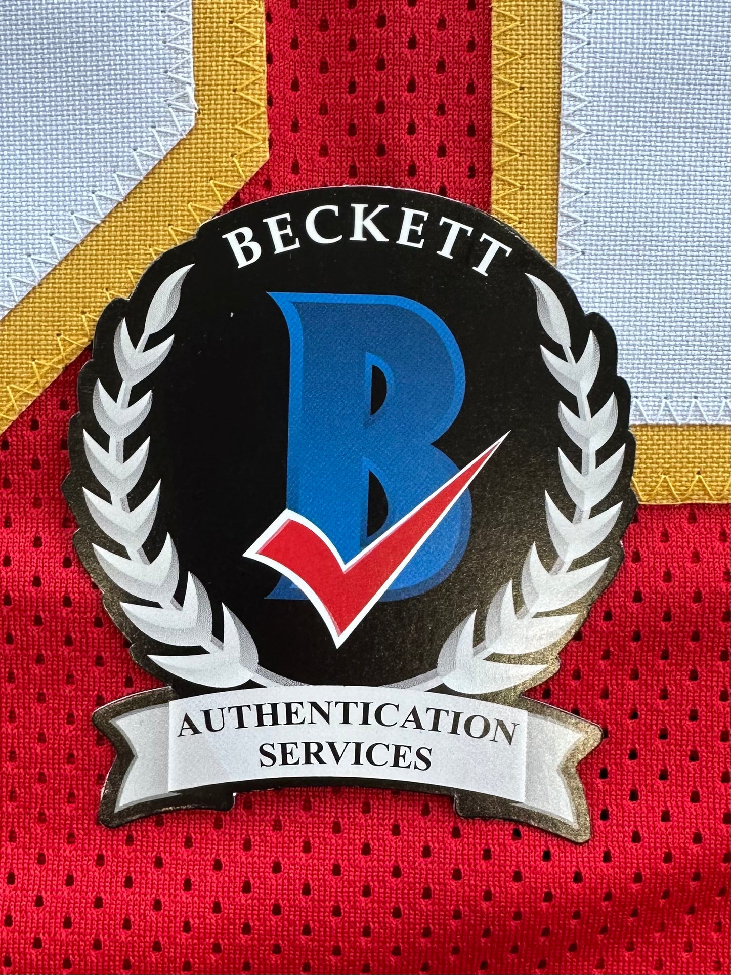 MARCUS ALLEN KANSAS CITY CHIEFS SIGNED JERSEY XL Raiders USC Trojans BAS COA