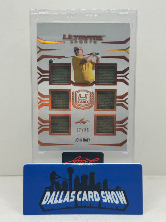2024 Leaf Ultimate Sports #TUC-10 John Daly U Card 6 Piece Relic /25