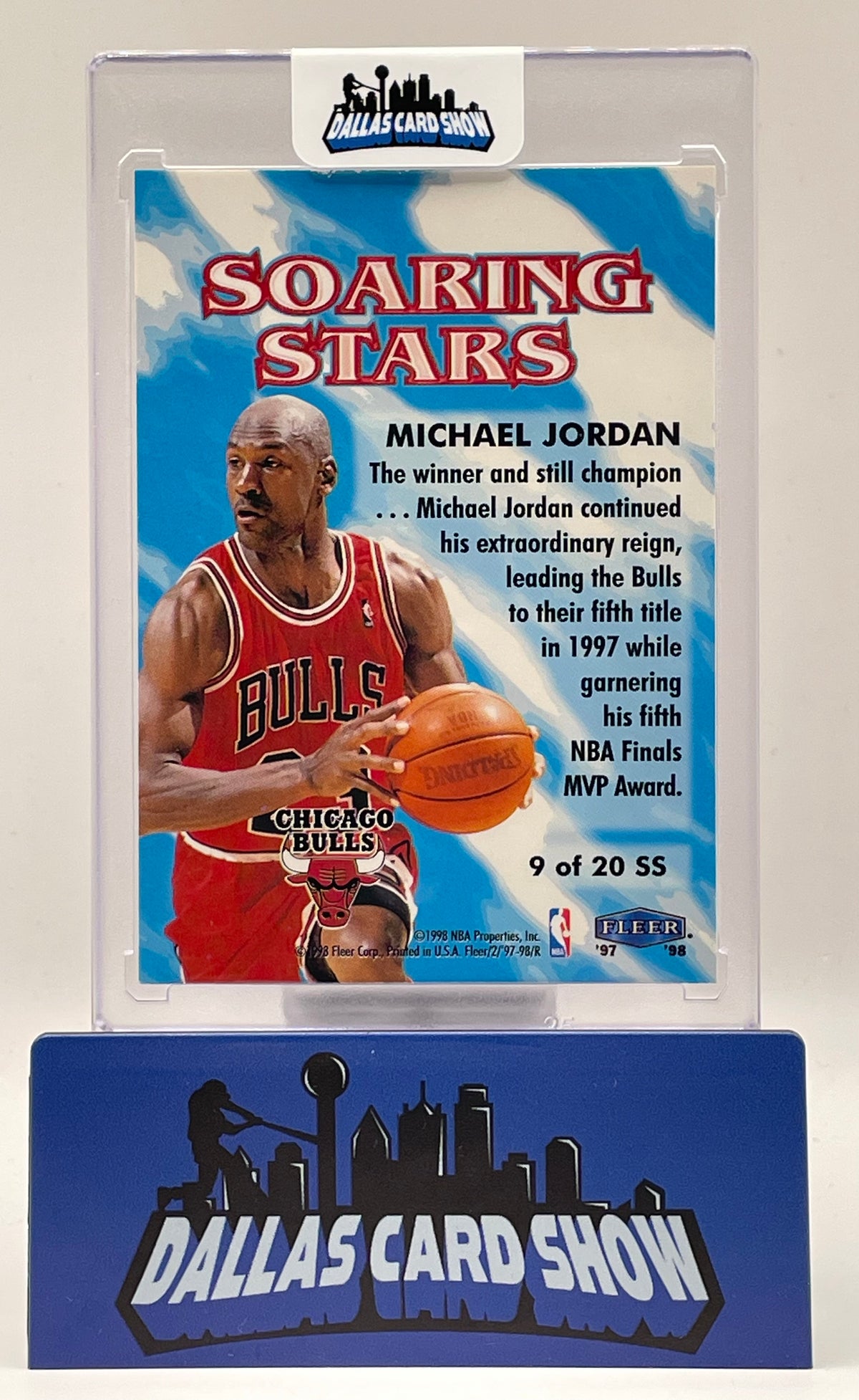 1997-98 Fleer #9 Michael Jordan Soaring Stars SSP Chicago Bulls