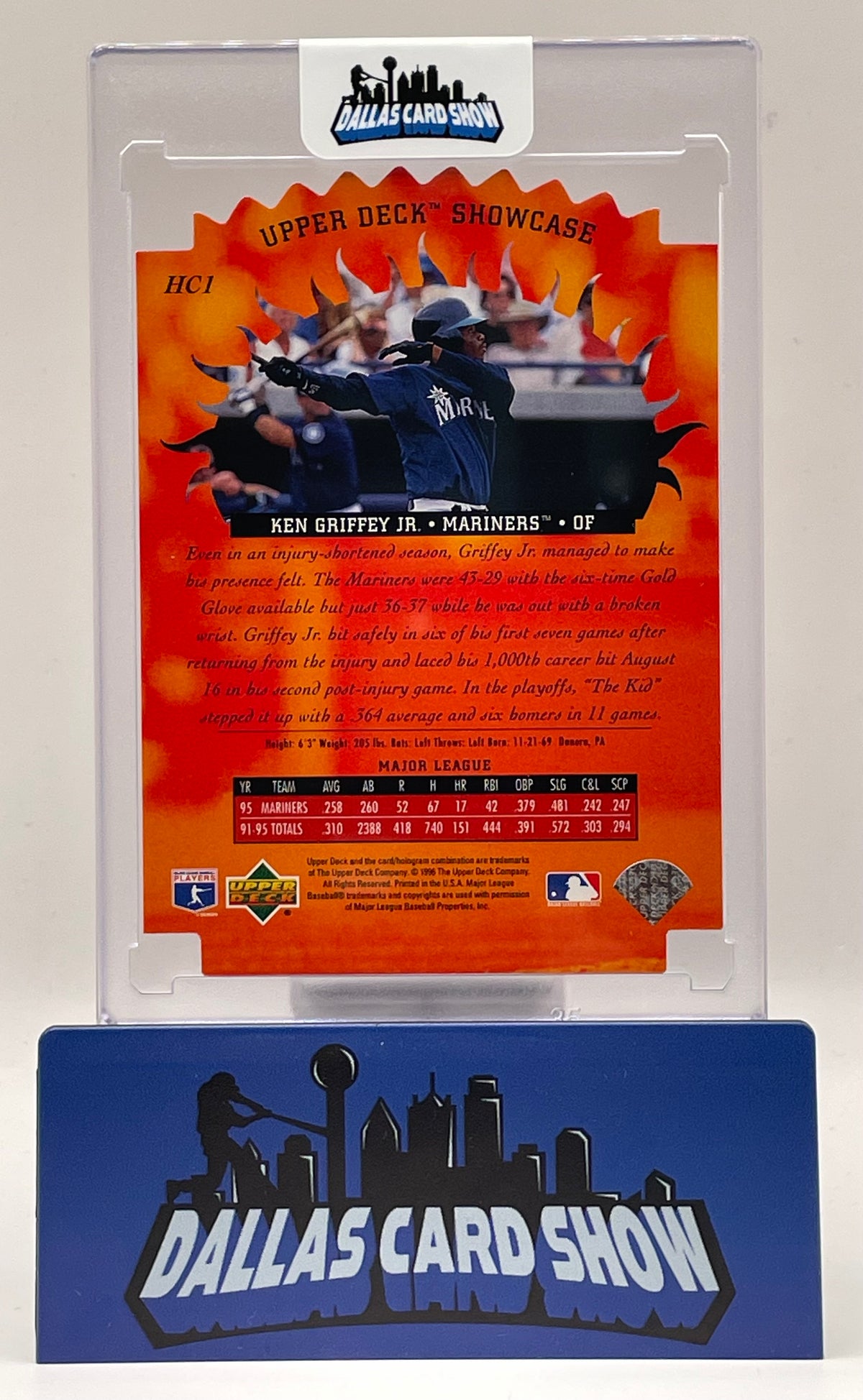 1996 Upper Deck Showcase #HC1 Ken Griffey Jr. Hot Commodities