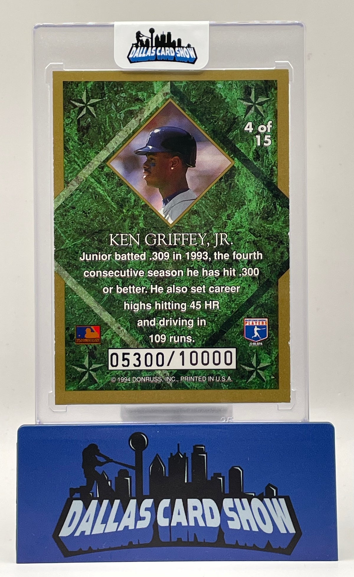 1994 Donruss Gold Leaf Stars #4 Ken Griffey Jr. /10000
