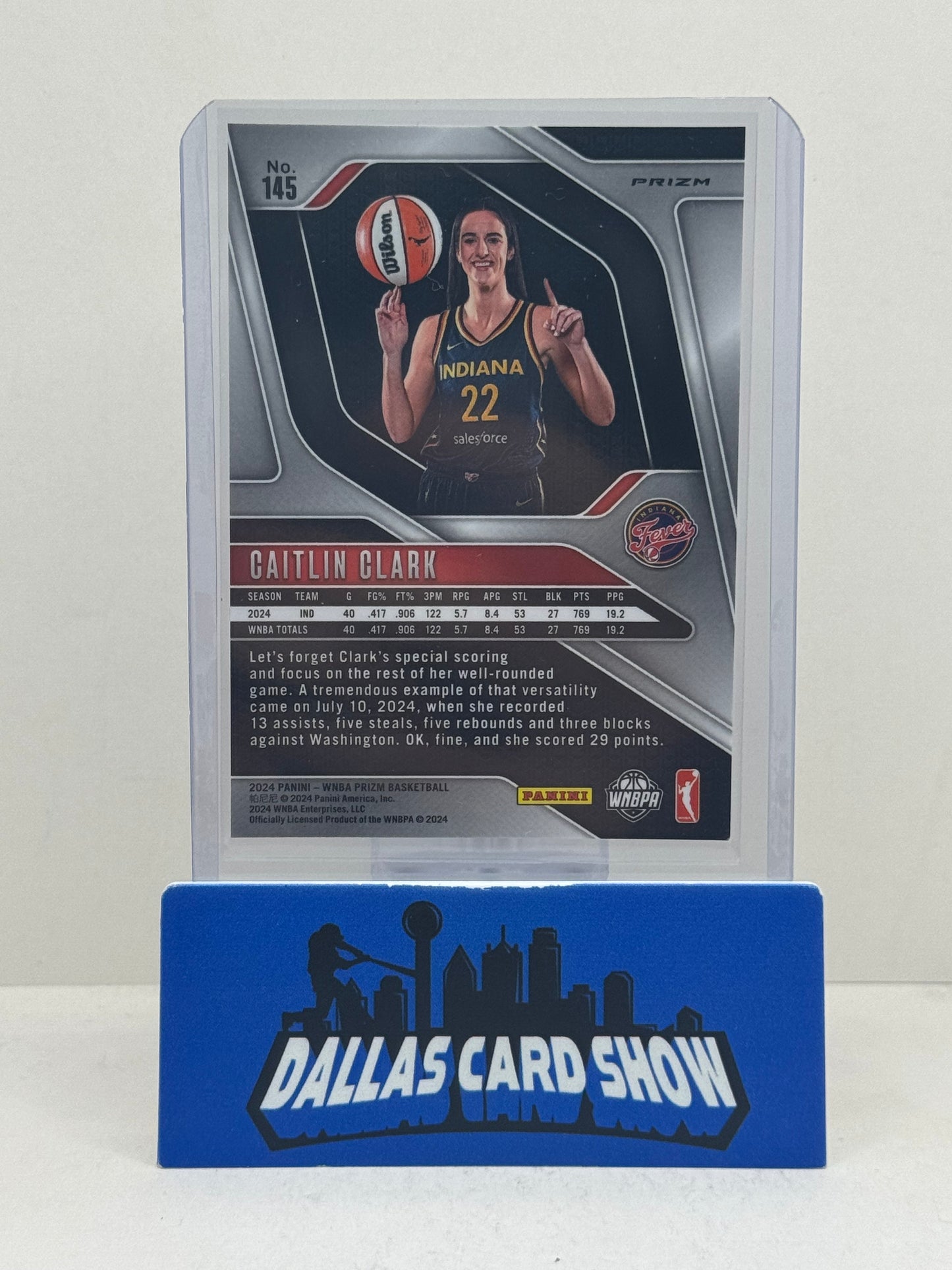 2024 Prizm WNBA #145 Caitlin Clark ICE Rookie RC Fever