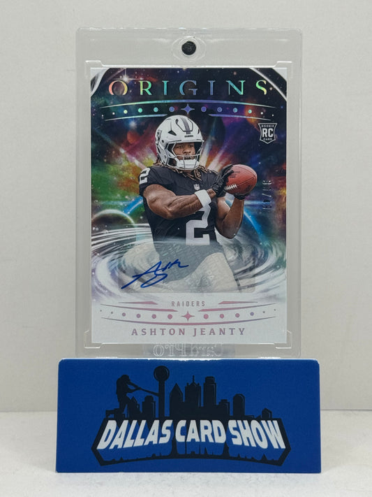 2025 Panini Origins #139 Ashton Jeanty Rookie Autograph /49 Las Vegas Raiders