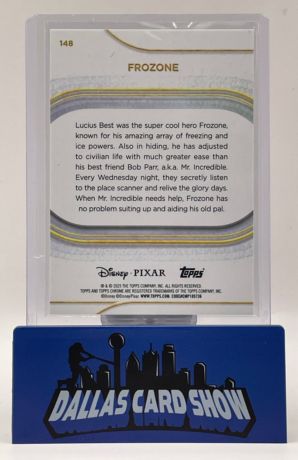2025 Topps Chrome Disney #148 Frozone Pink Refractor /250