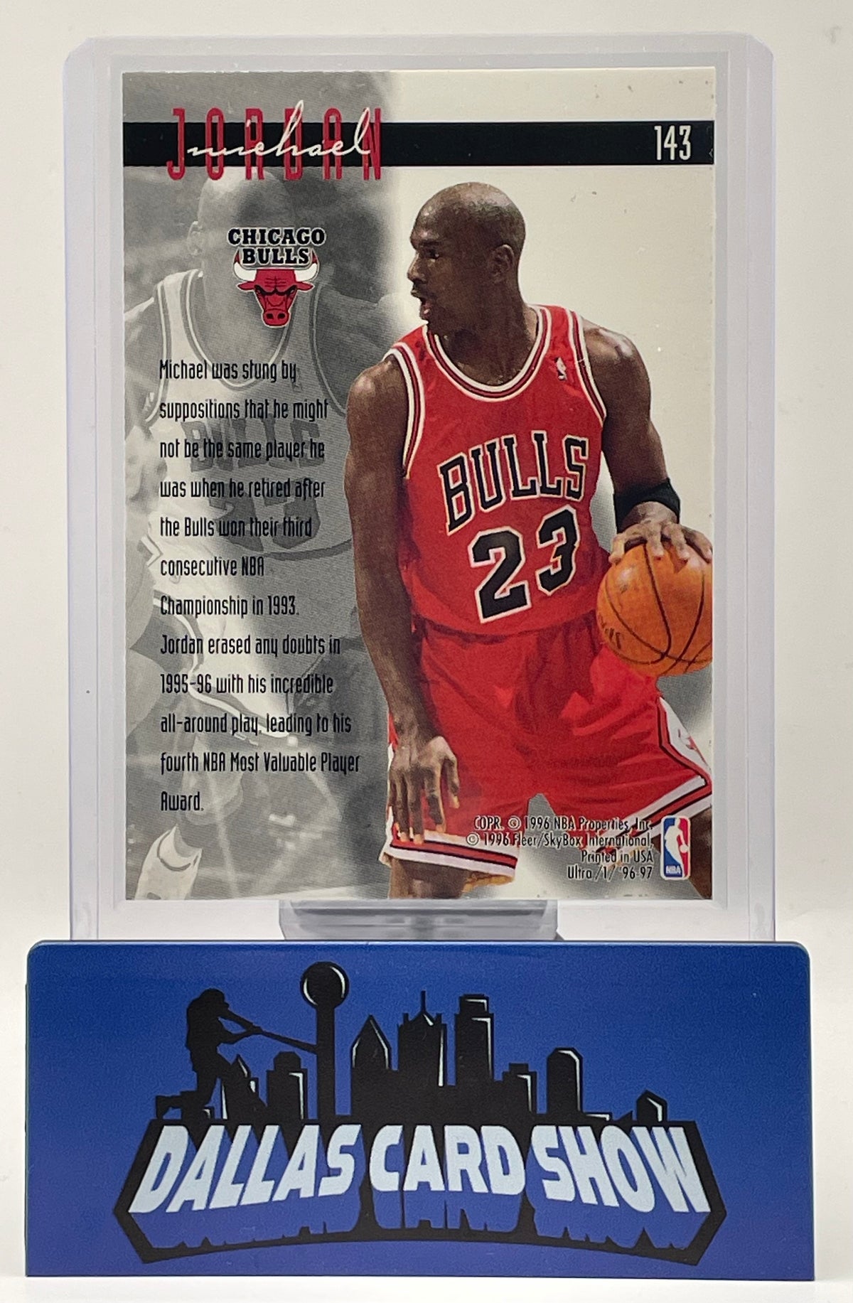 1996-97 Fleer Ultra - Ultra Effort Michael Jordan #143
