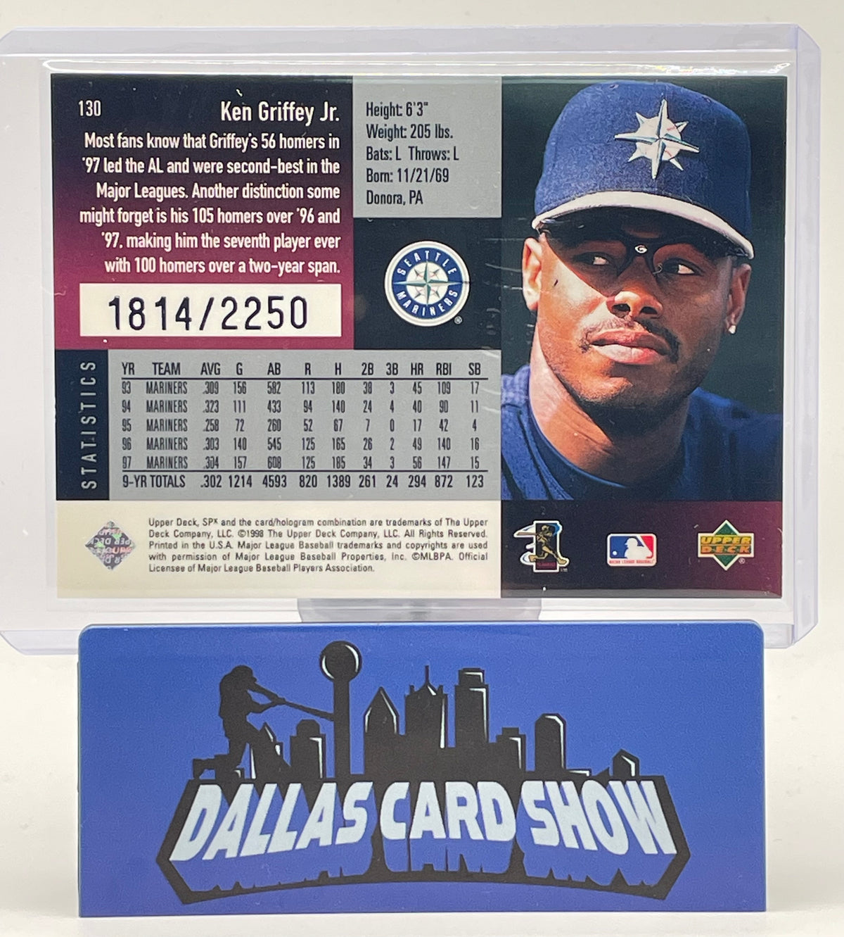 1998 Upper Deck SP #130 Ken Griffey Jr. /2250