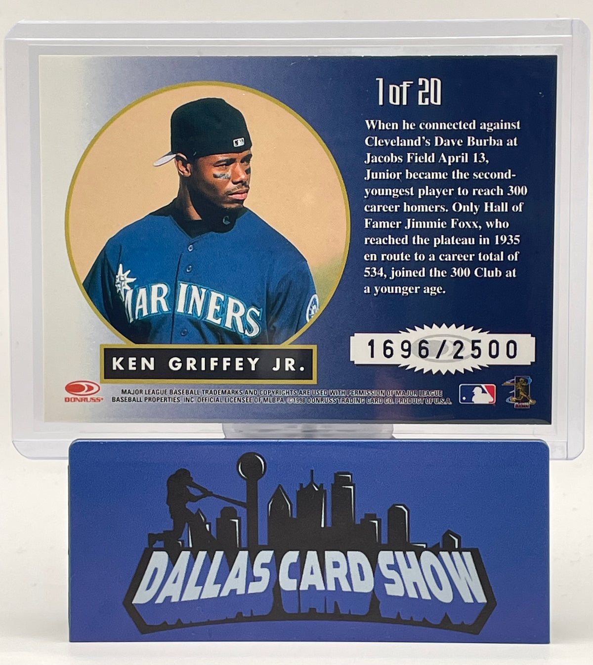 1998 Donruss Leaf Rookies & Stars #1 Ken Griffey Jr. Greatest Hits /2500