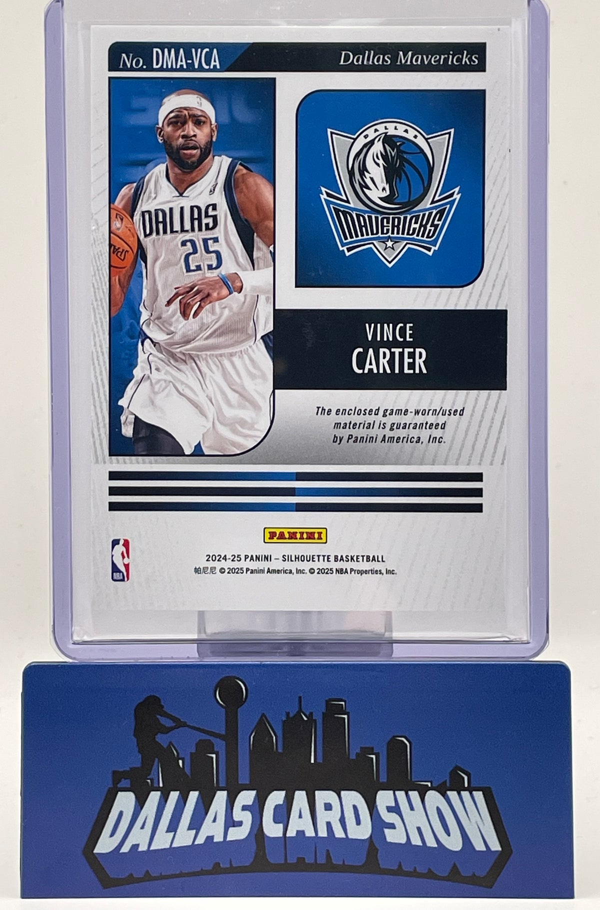 2024-25 Panini Silhouette #DMA-VCA Vince Carter Dual Materials /99
