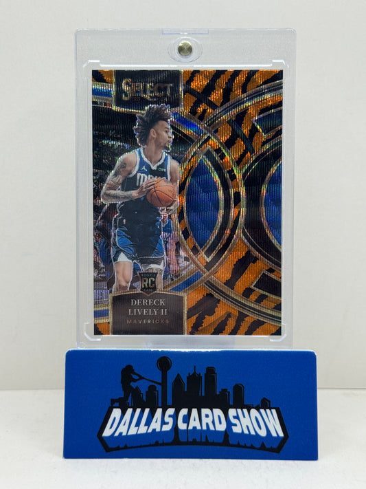 2023-24 Select Dereck Lively II Premier Tiger Stripe Case Hit