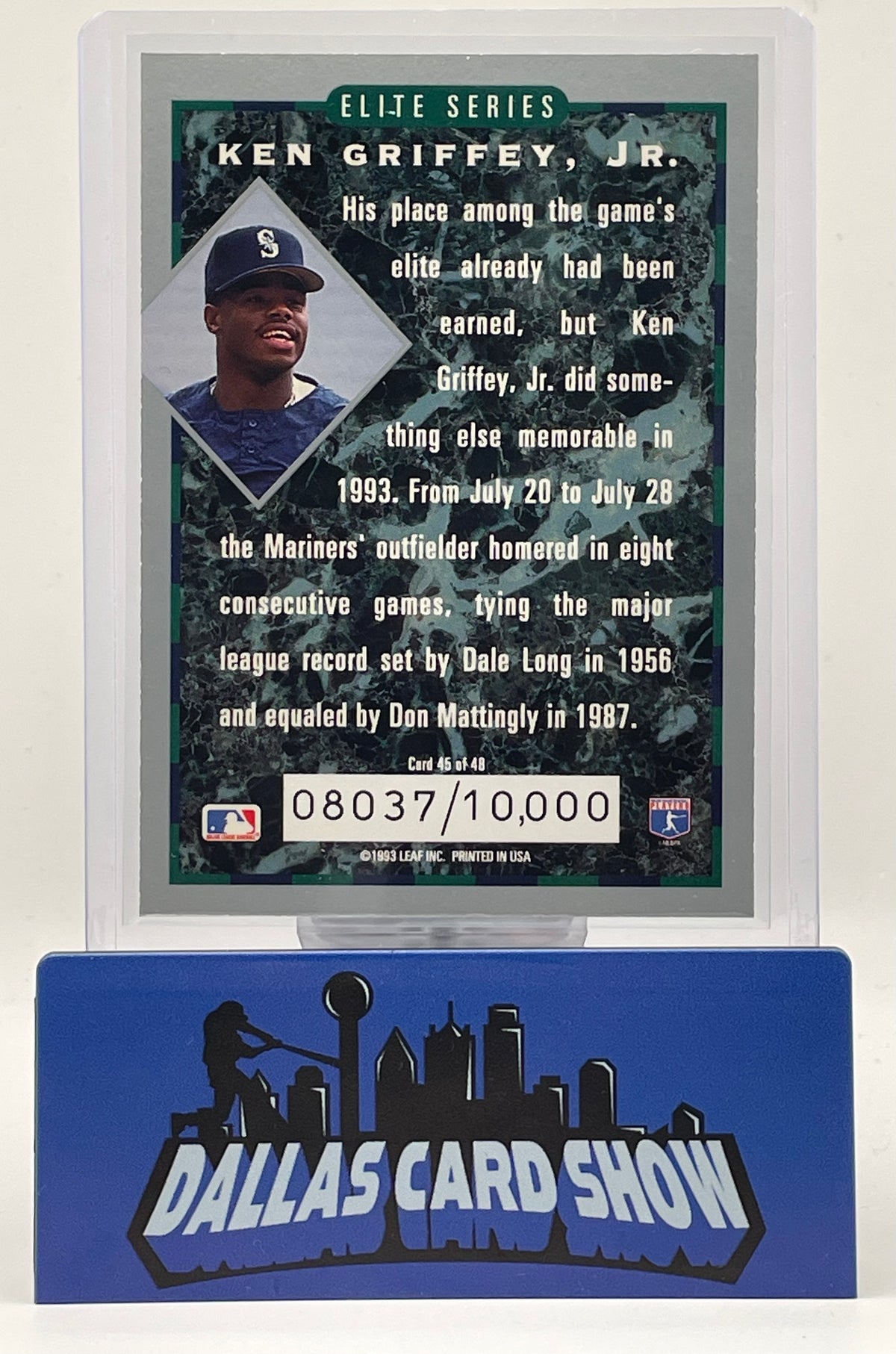 1993 Leaf Donruss Elite Series Ken Griffey Jr. /10000