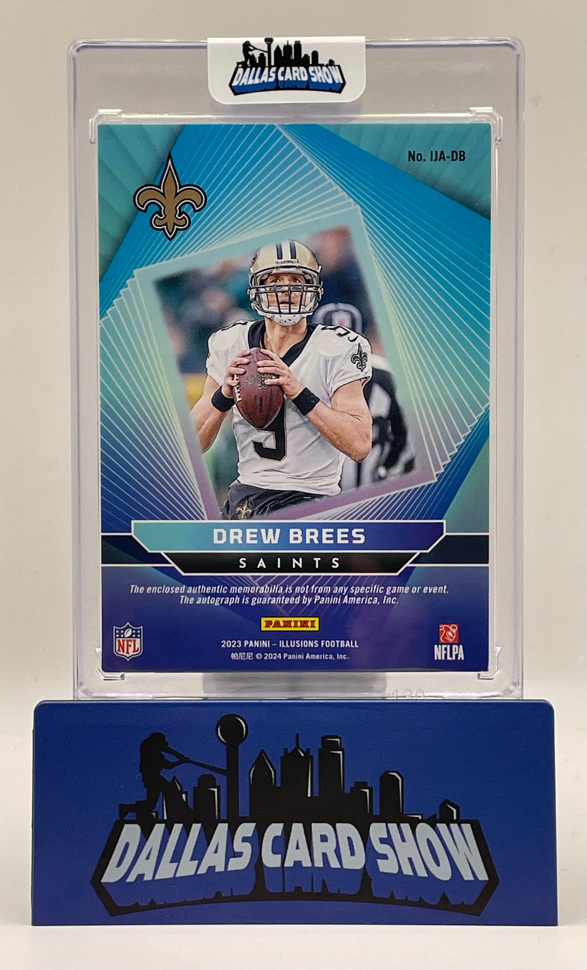 2023 Panini Illusions #IJA-DB Drew Brees Immortalized Patch Autograph /25