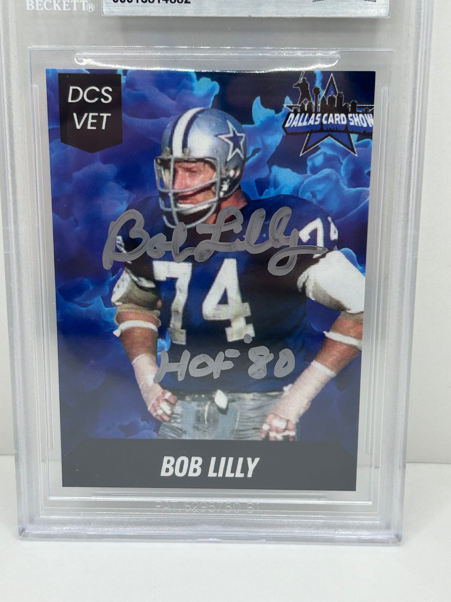2024 Dallas Card Show Bob Lilly #6 Beckett Witnessed Authentic Autograph (4882)