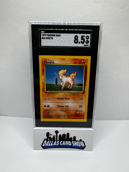 1999 Pokemon Base Set Unlimited Ponyta SGC 8.5