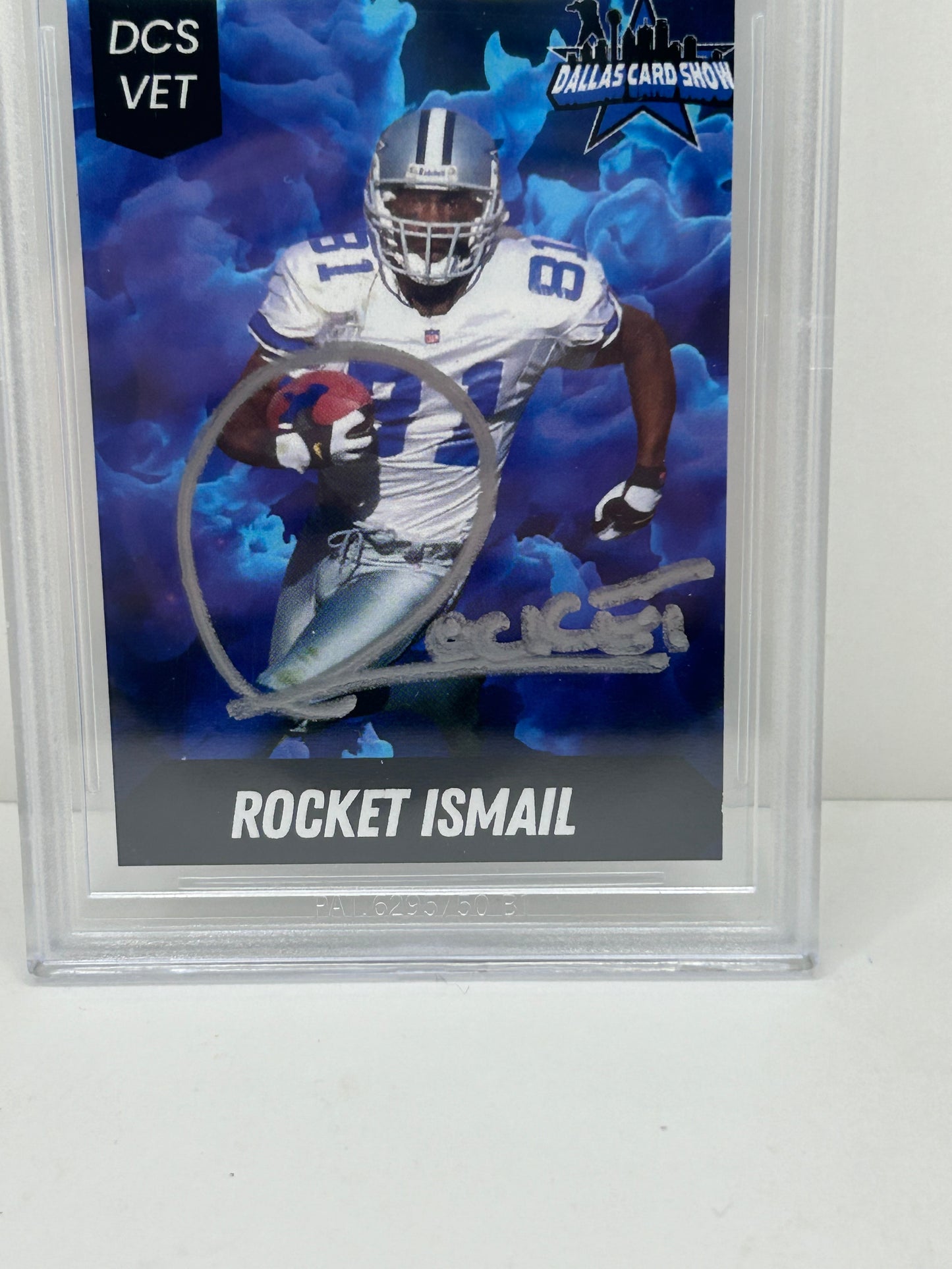 2024 Dallas Card Show Raghib "Rocket" Ismail #9 Beckett Witnessed Authentic Autograph (4887)
