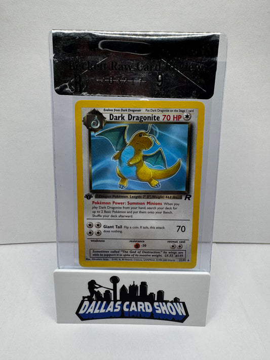 Pokemon Team Rocket Dark Dragonite 1st Edition 22/82 BRCR 9