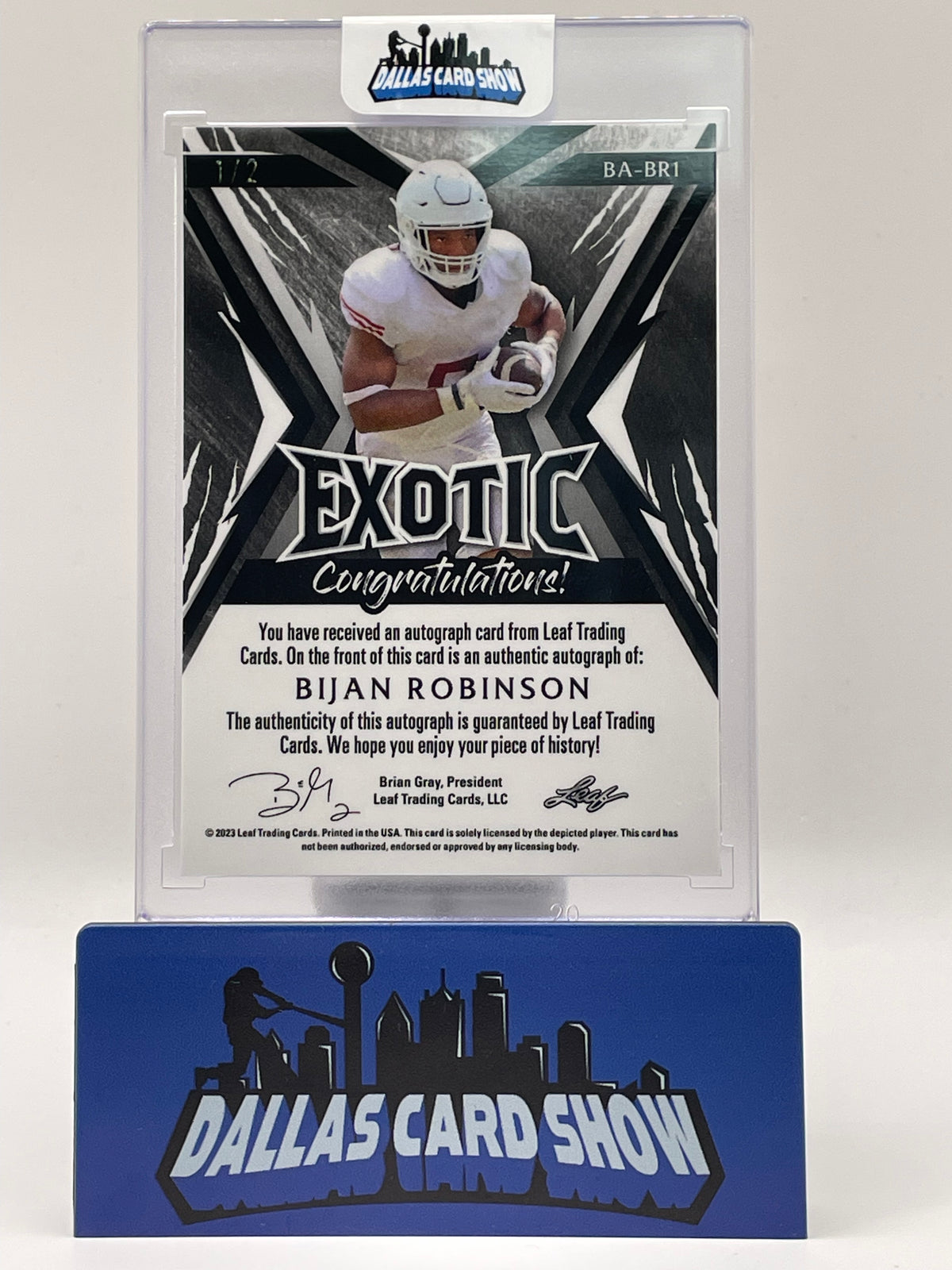 2023 Leaf Exotic Bijan Robinson Rookie Autograph /2