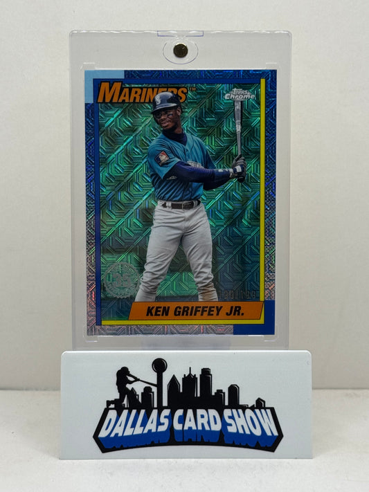 Ken Griffey Jr. /199 Aqua Refractor 2025 Topps Chrome 35th Anniversary #37