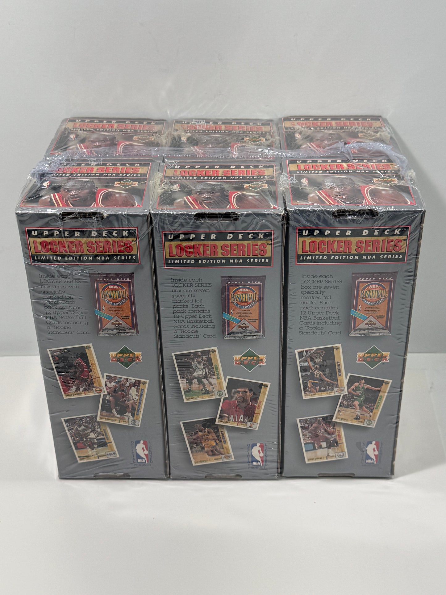 1991-92 Upper Deck Michael Jordan Locker Series 1 - 6 Box Lot Complete Set