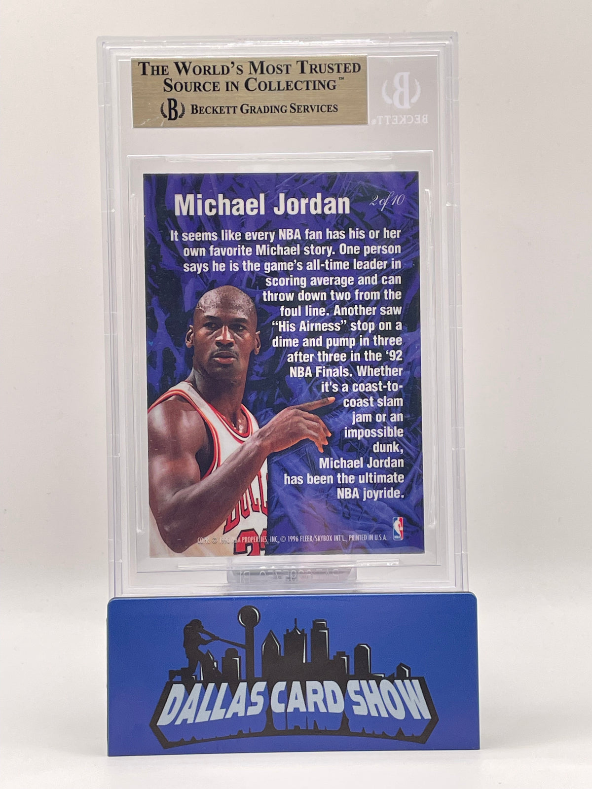 1995-96 Flair Anticipation #2 Michael Jordan BGS 9.5