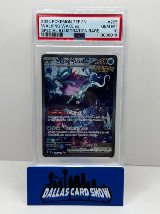 Pokemon 2024 TEF Walking Wake Special Illustration Rare PSA 10