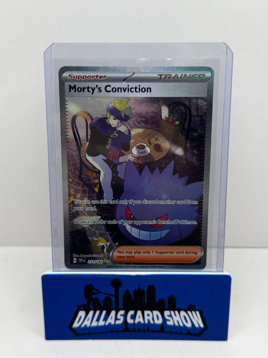 Pokemon Morty's Conviction Special Illustration Rare 211/162