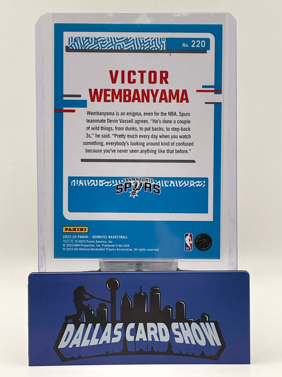 2023-24 Panini Donruss Victor Wembanyama Green Sunburst Rookie RC
