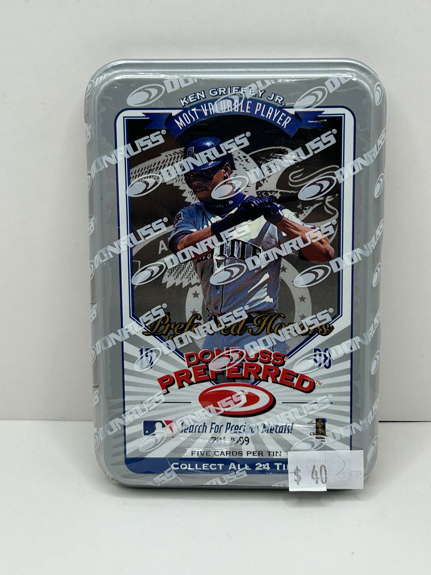 1998 Donruss Preferred Ken Griffey Jr Tin #781/999 5 Cards Per Tin