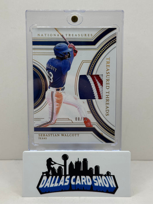 2024 National Treasure #TT-SW Sebastian Walcott Gold Treasured Threads Relic /10