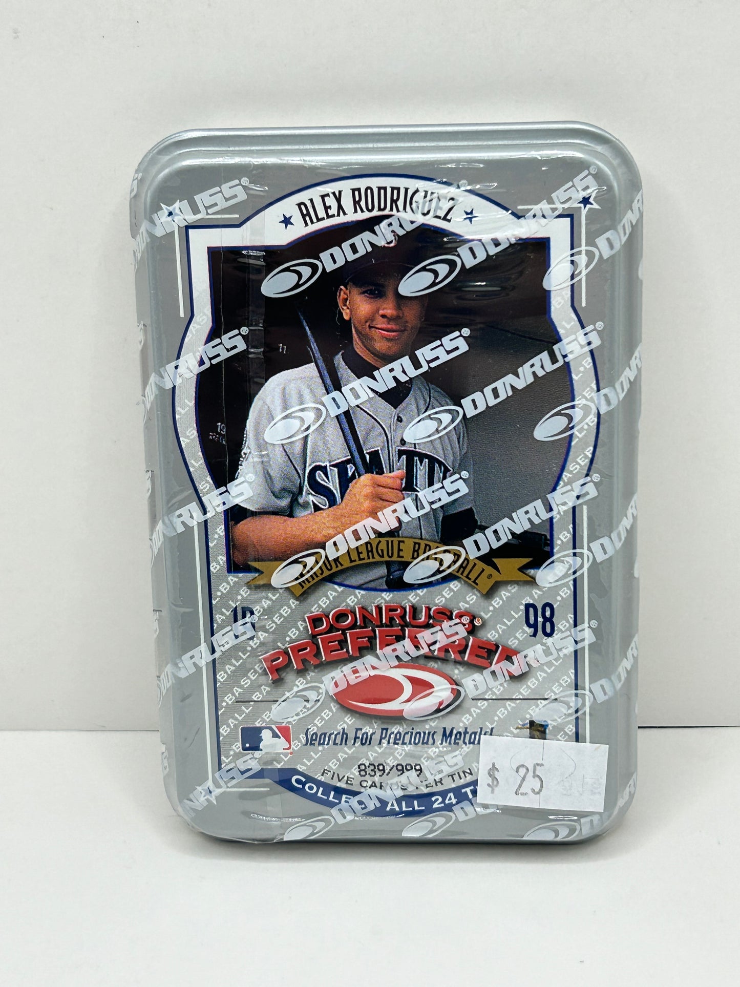 1998 Donruss Preferred Alex Rodriguez  Tin #839/999 5 Cards Per Tin
