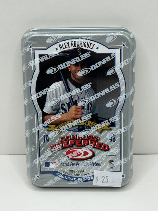 1998 Donruss Preferred Alex Rodriguez  Tin #906/999 5 Cards Per Tin