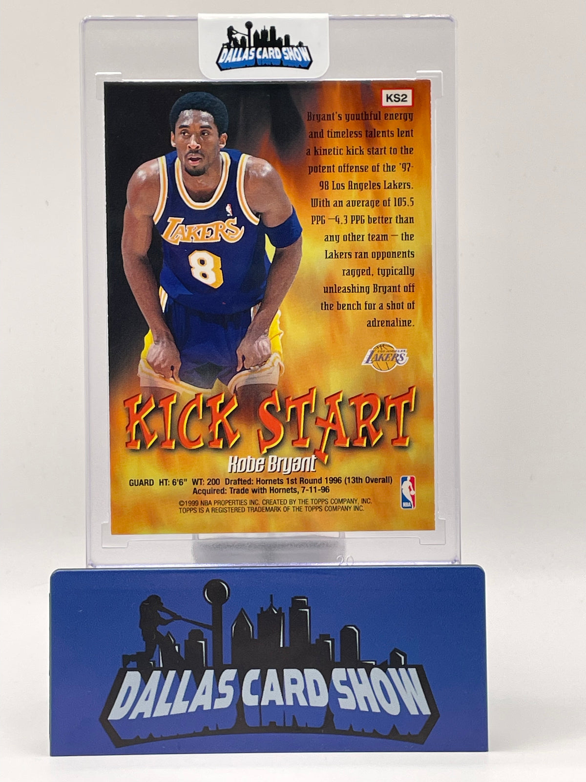 1998-99 Topps Kobe Bryant #KS2 Kick Start Lakers