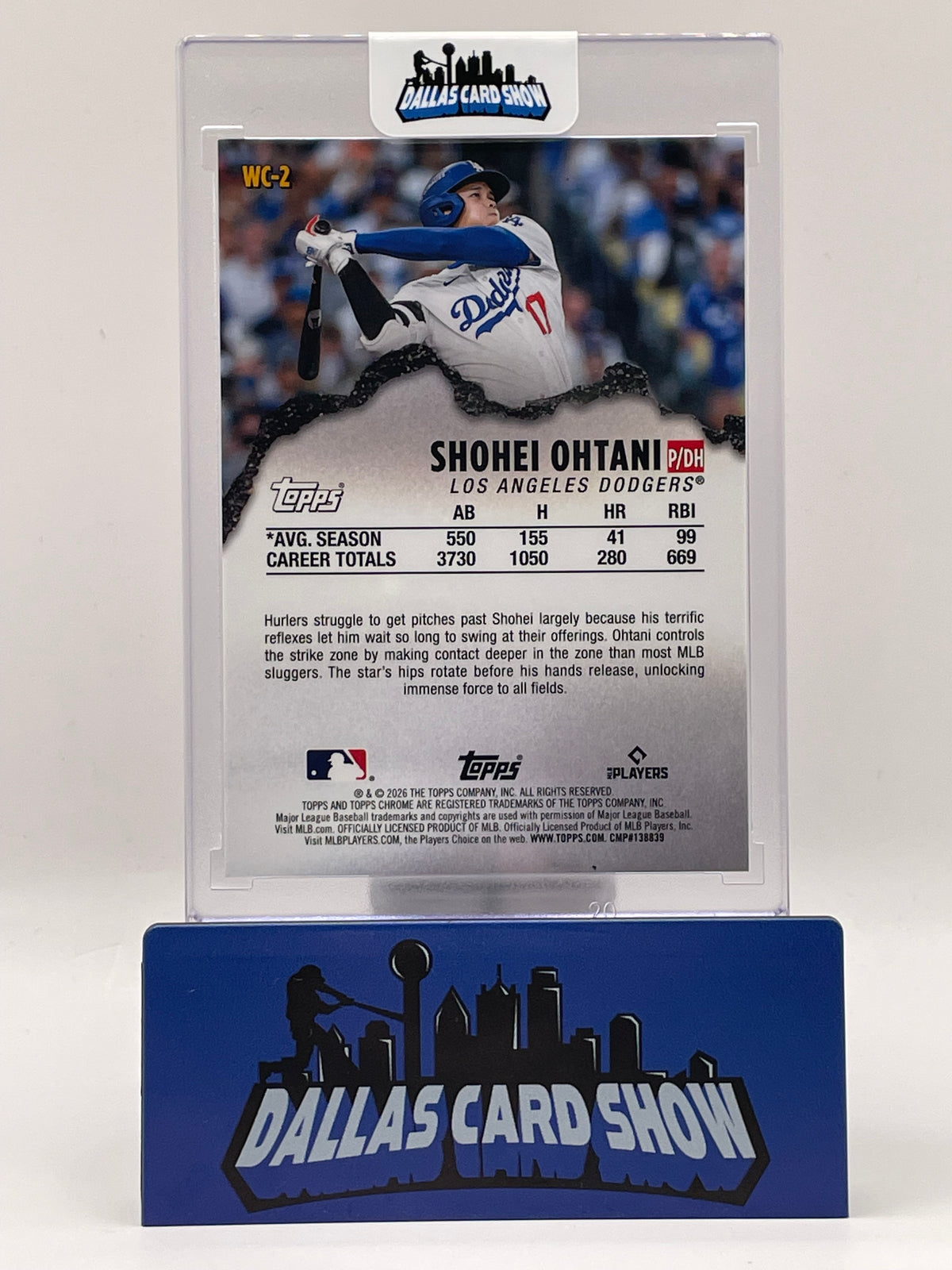 2026 Topps Chrome #WC-2 Shohei Ohtani Wrecking Crew Purple /75