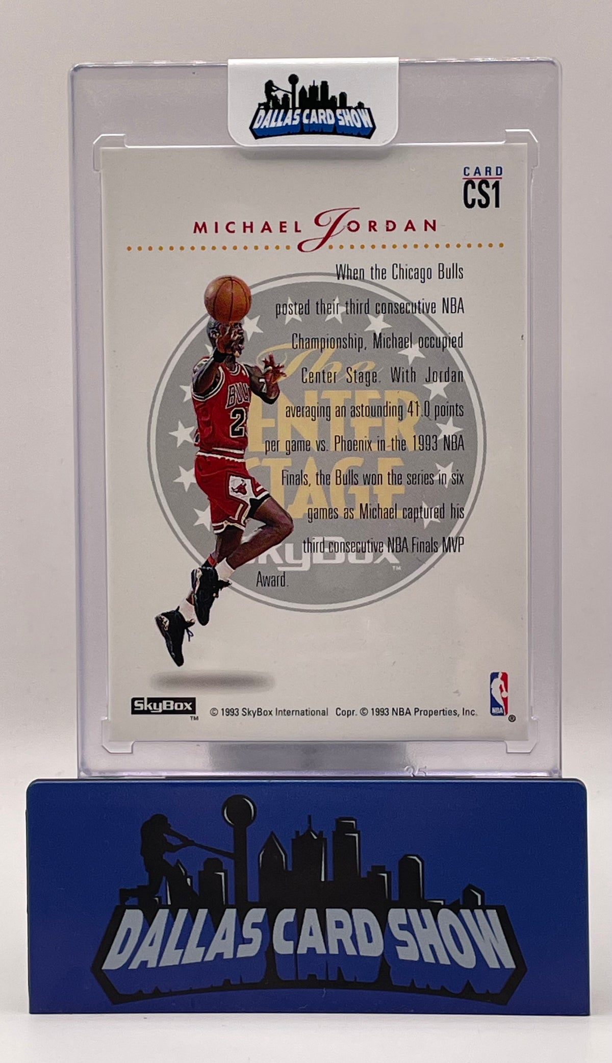 1993 SKYBOX PREMIUM CENTER STAGE #CS1 MICHAEL JORDAN BULLS