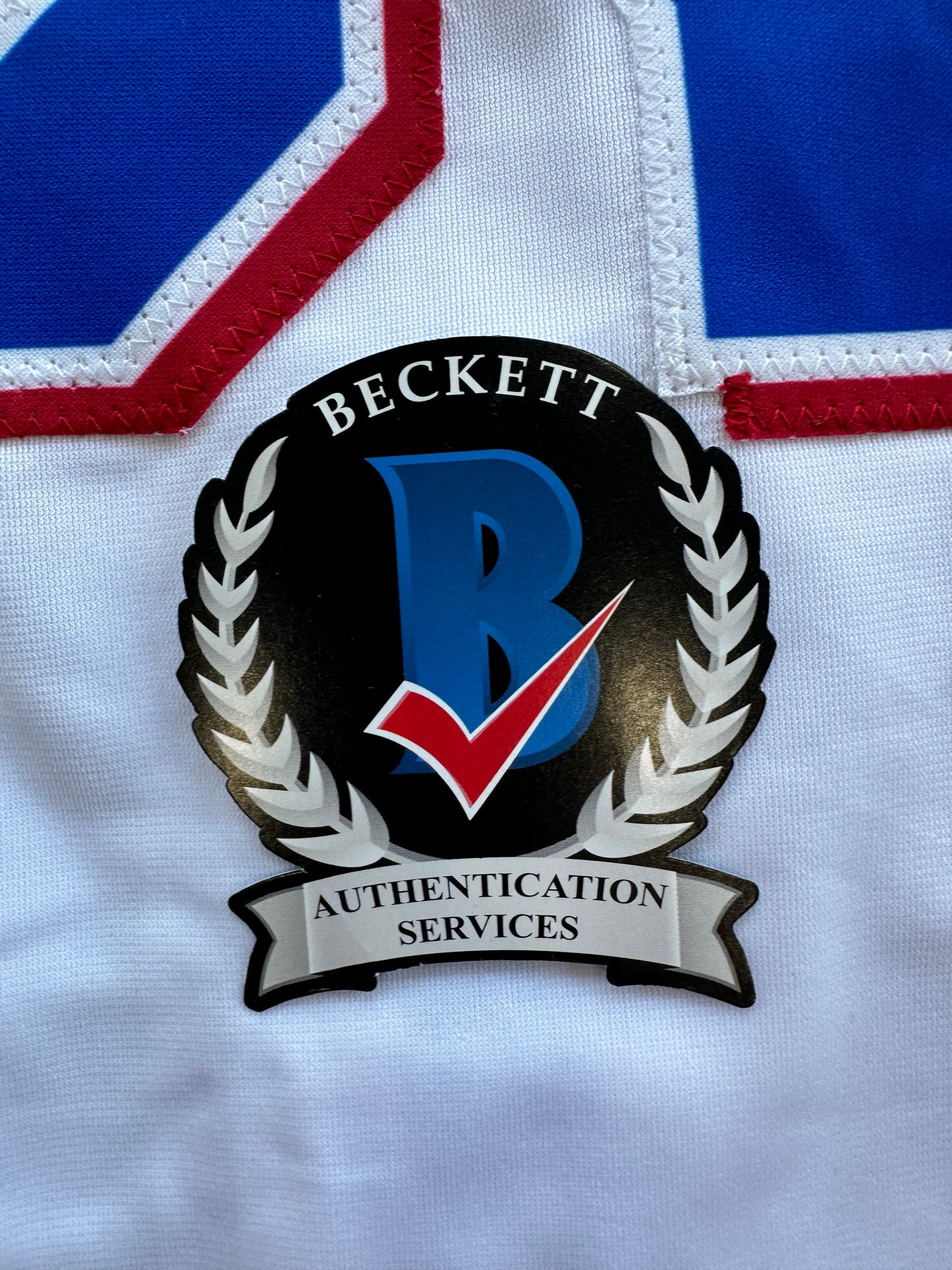 EVAN CARTER TEXAS RANGERS SIGNED Home JERSEY XL BAS COA