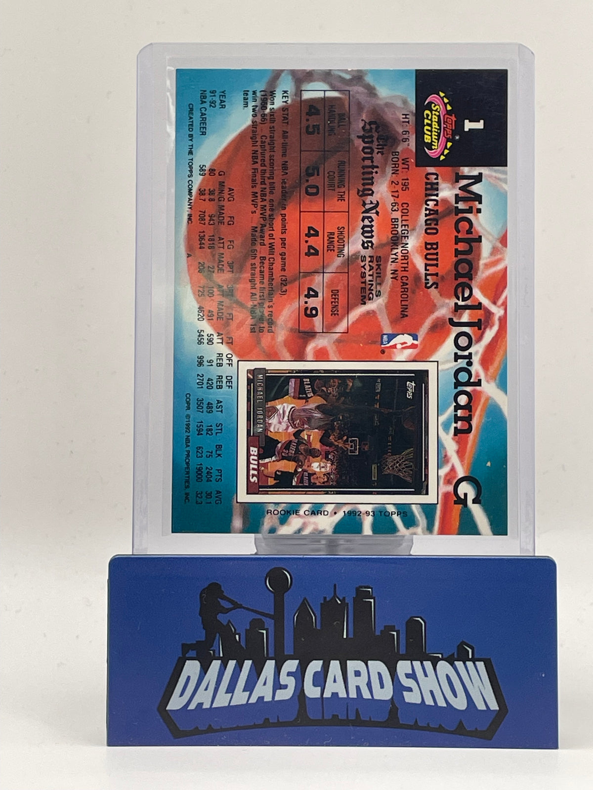1992-93 Stadium Club #1 Michael Jordan