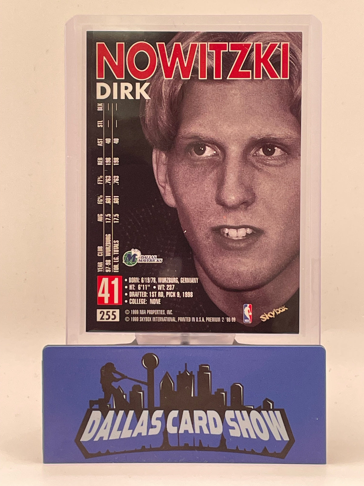1999-00 Skybox Premium #255 Dirk Nowitzki Rookie RC