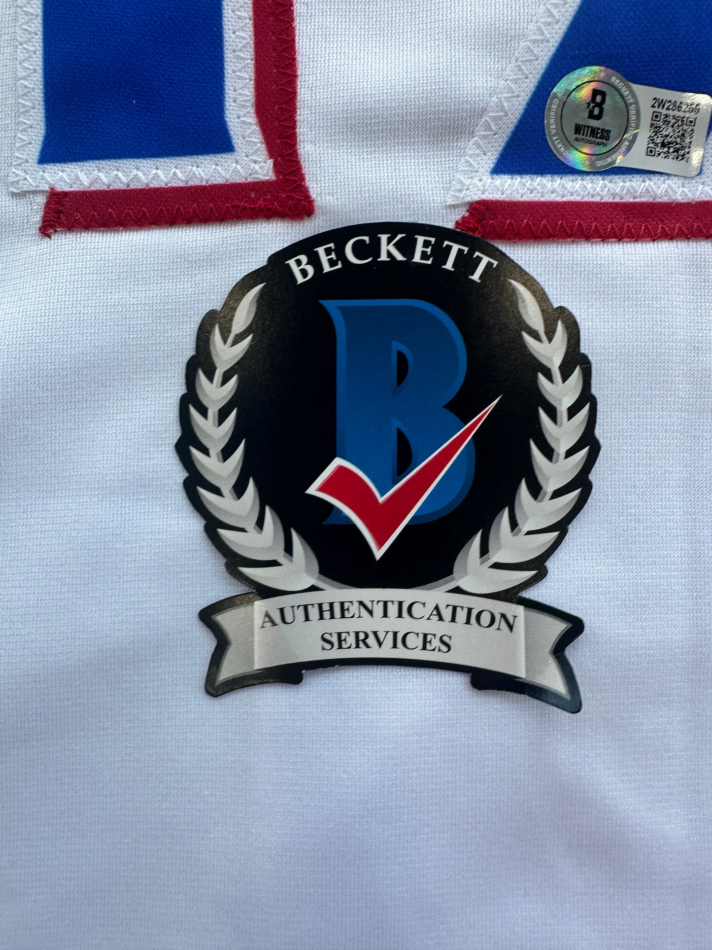 NATHAN EOVALDI TEXAS RANGERS SIGNED Home JERSEY XL BAS COA