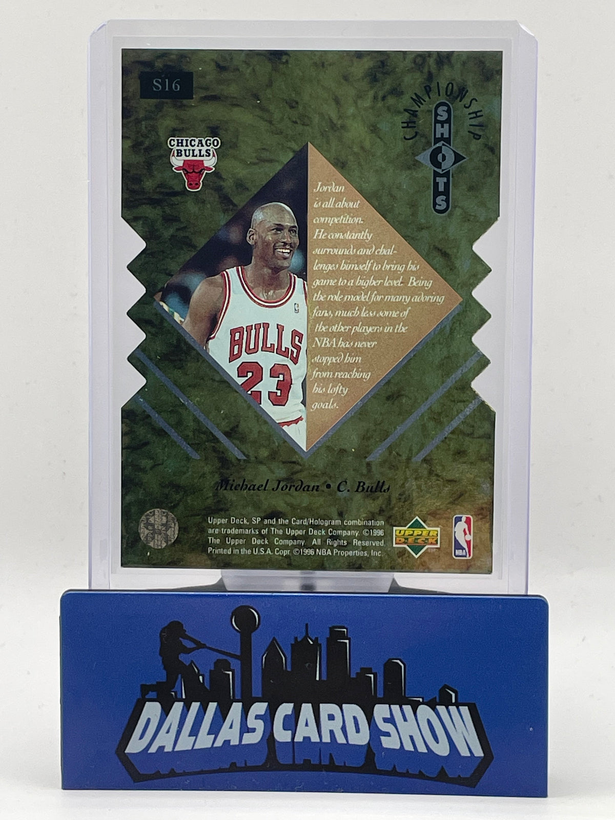 1996 Upper Deck #S16 Michael Jordan Championship Shots