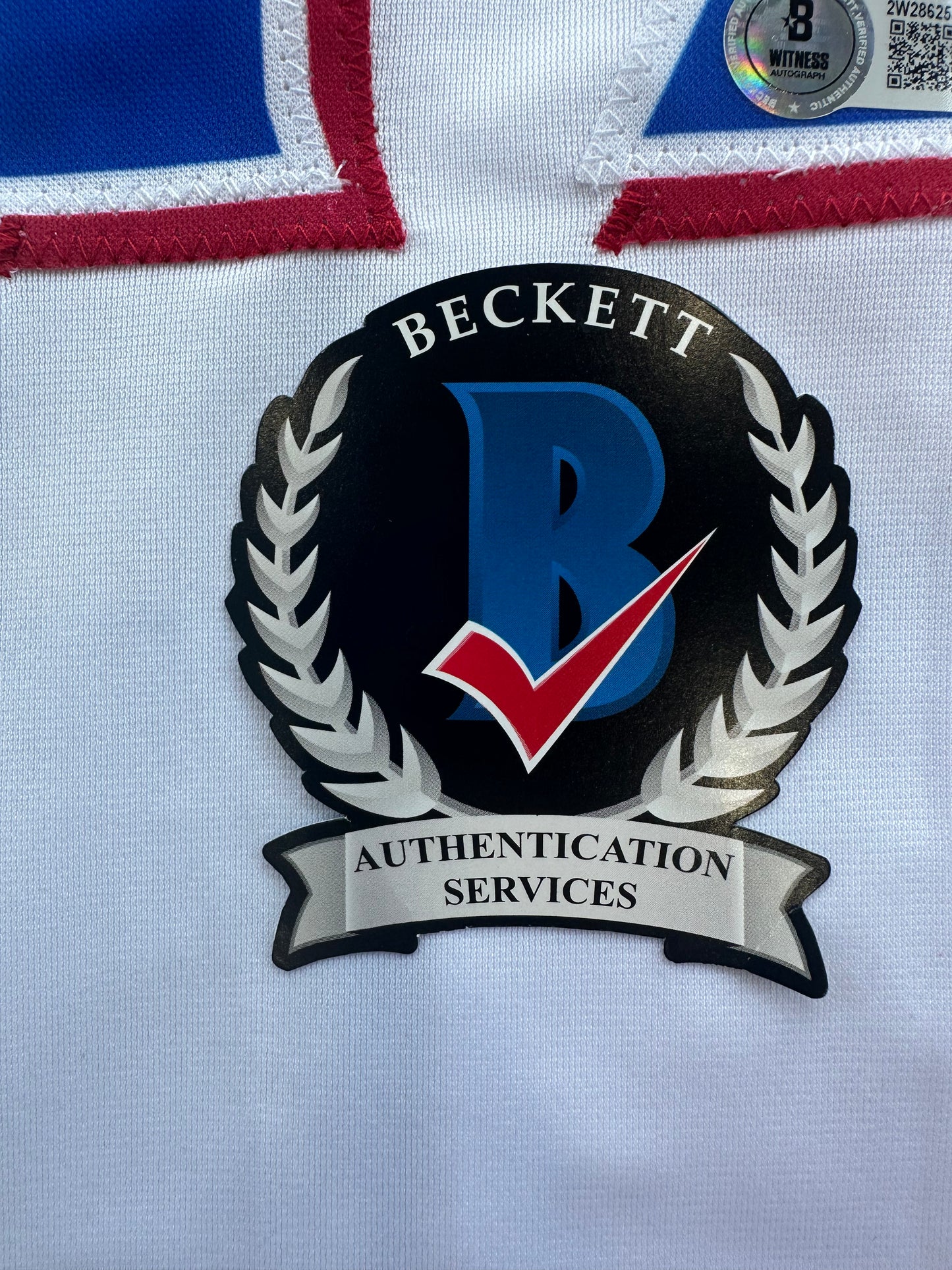 NATHAN EOVALDI TEXAS RANGERS SIGNED Home JERSEY XL BAS COA