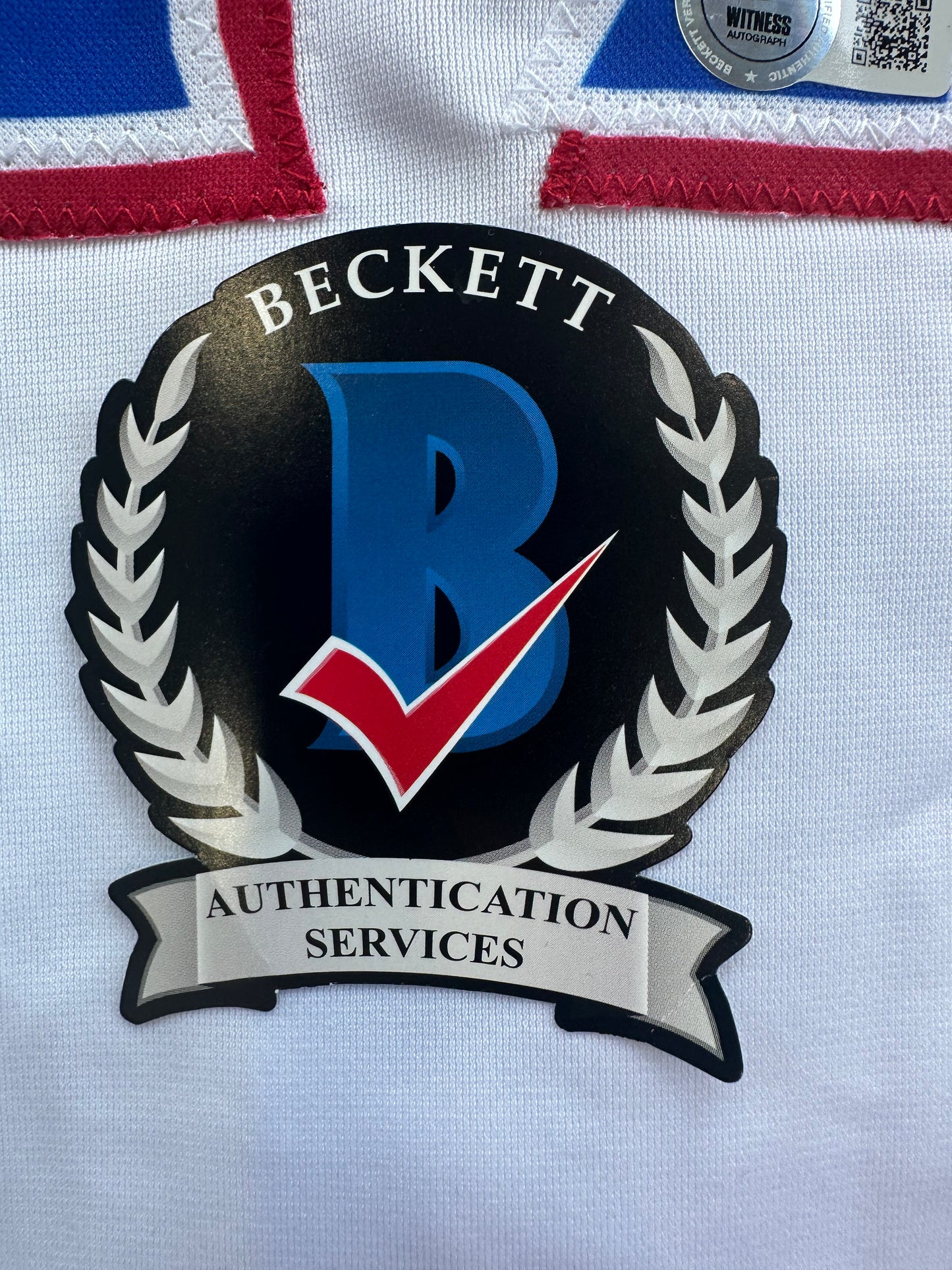 NATHAN EOVALDI TEXAS RANGERS SIGNED Home JERSEY XL BAS COA