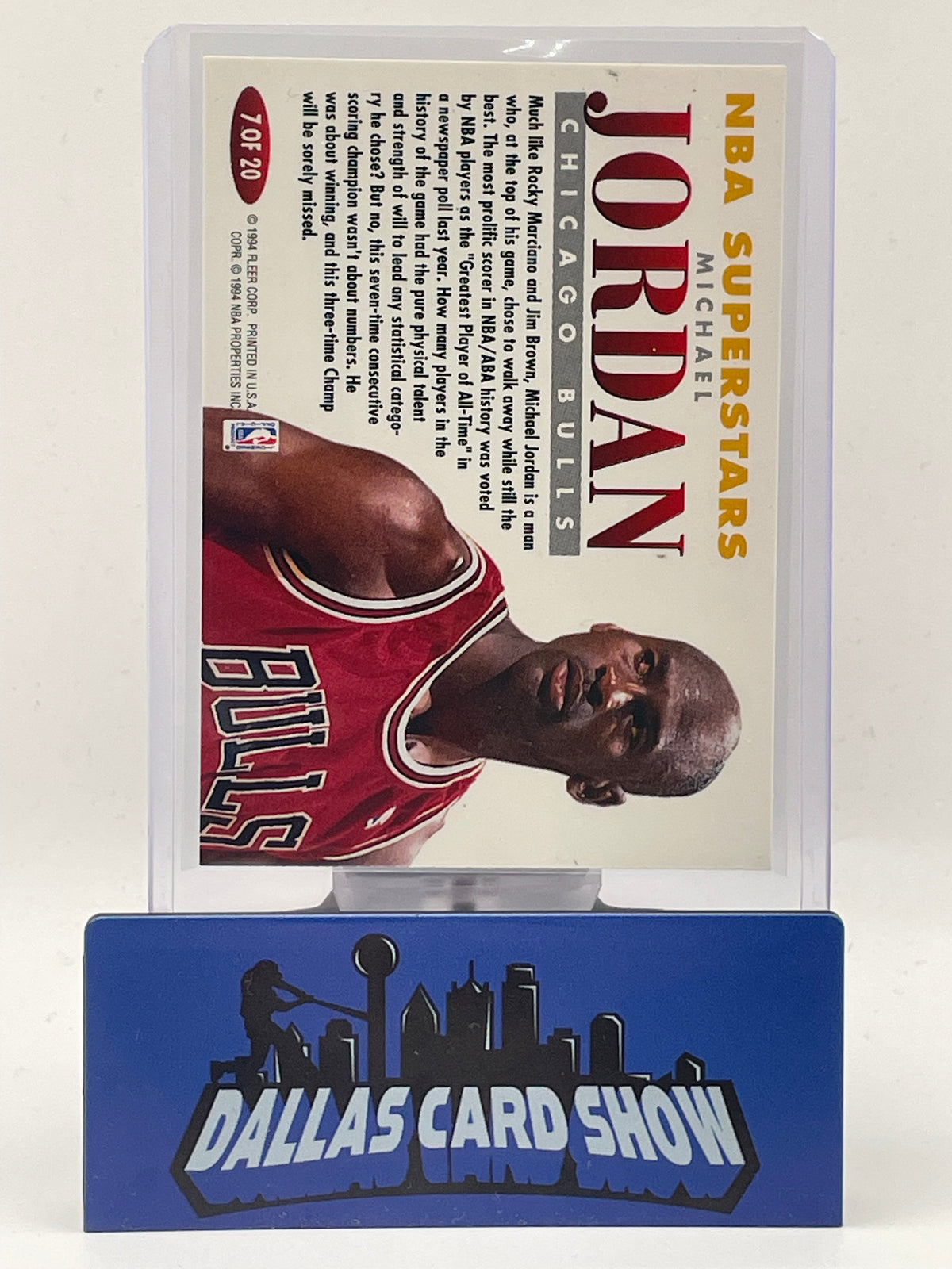 1993-94 Fleer #7 Michael Jordan NBA Superstars