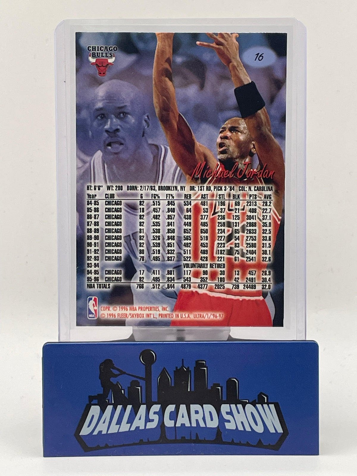 1996-97 Fleer Ultra #16 Michael Jordan