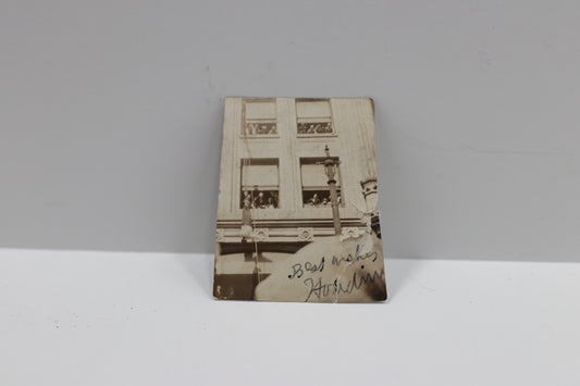 HARRY HOUDINI SIGNED STRAITJACKET PHOTO PSA FULL LETTER OF AUTHENTICITY