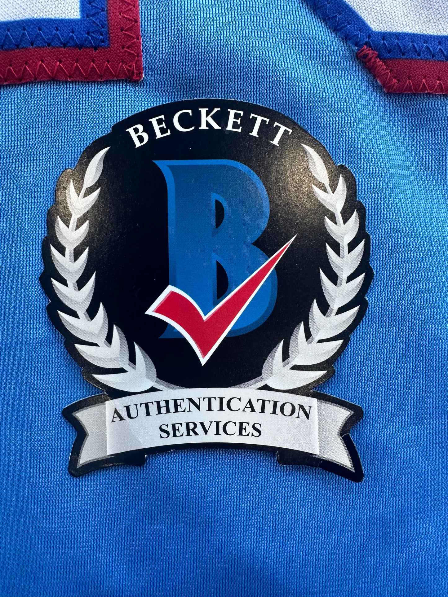 EZEQUIEL DURAN TEXAS RANGERS SIGNED Light Blue JERSEY XL BAS COA