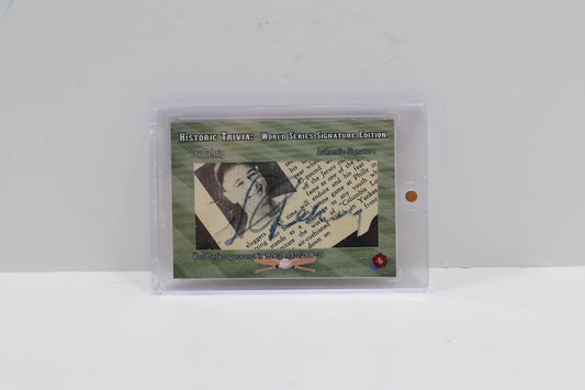 LOU GEHRIG Historic Autographs SIGNED CARD CUT PHOTO New York Yankees