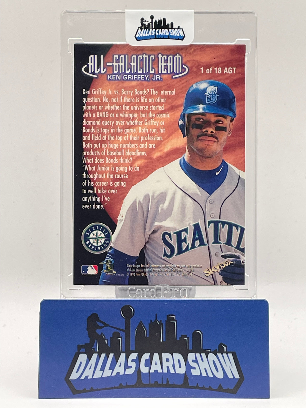 1998 Metal Universe All-Galactic Team Ken Griffey Jr Rare Insert #1 AGT