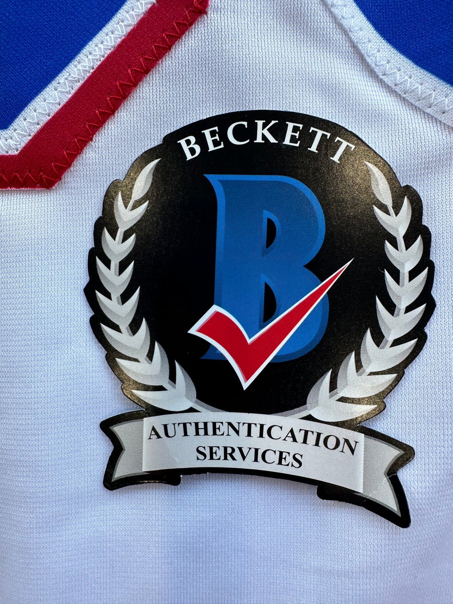 JUSTIN FOSCUE TEXAS RANGERS SIGNED White JERSEY XL BAS COA